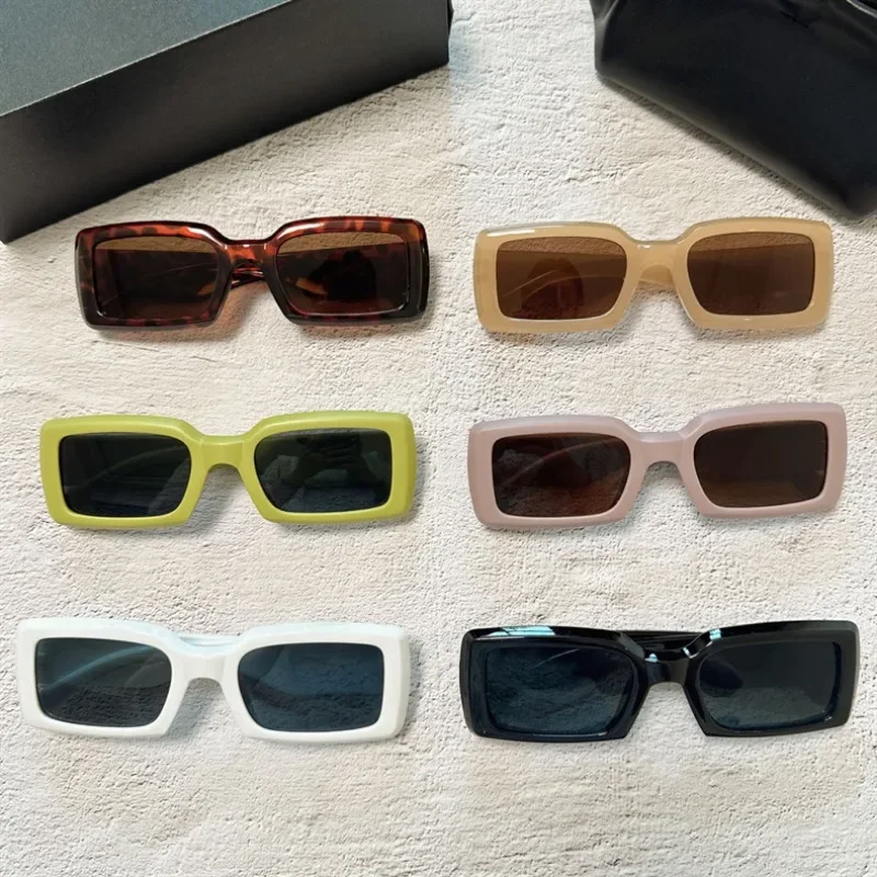 Designer Sunglasses - Nieuwe kleine rechthoekige dameszonnebril, vintage merk,