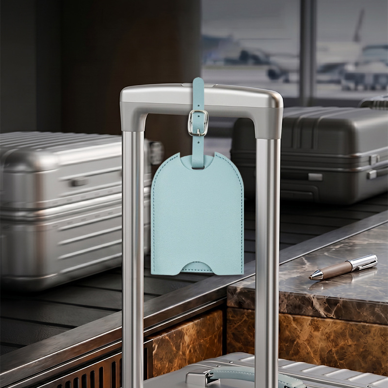 Travel Luggage Set - Mannen Vrouwen PU-leer Leuke bagagelabel Koffer