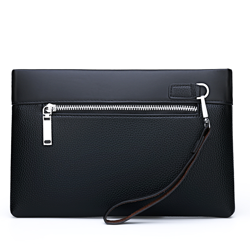 Leather Wallet Men - Luxe merk herenportemonnee van leer, clutch
