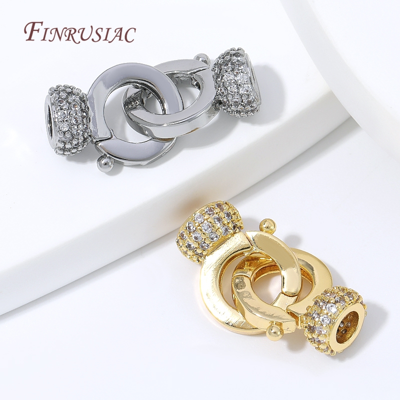 Gold Plated Jewelry - 18K vergulde messing sieraden sluiting connector,