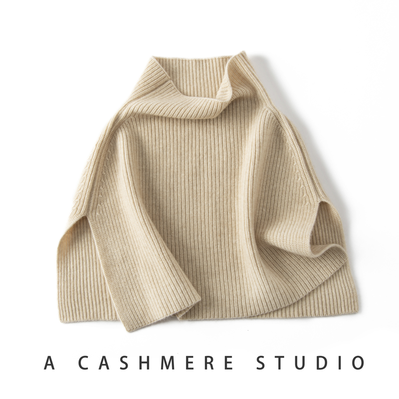Cashmere Scarf - Merrilamb Pullover Sjaal Gebreide Kasjmier Sjaal