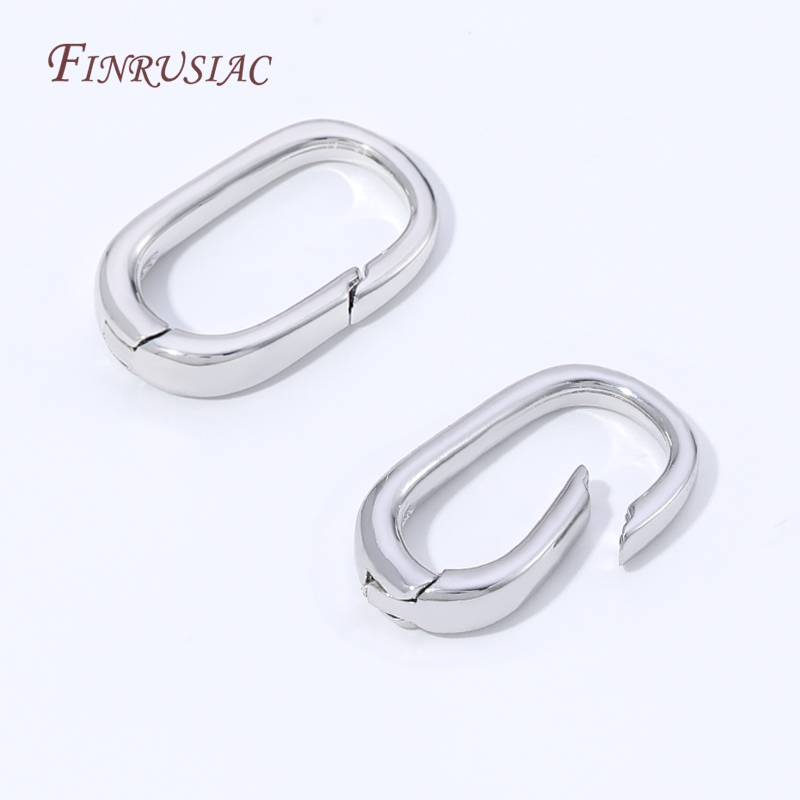 18K vergulde ovale veerring sl - Gold Plated Jewelry recensie en prijs