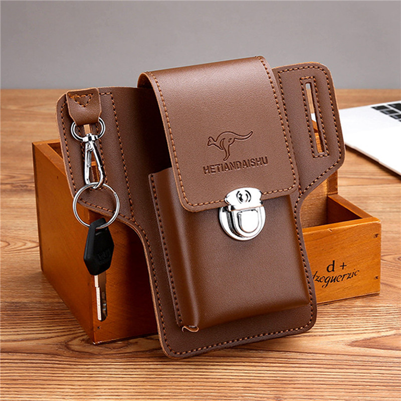 Telefoonriemtas voor herentass - Leather Wallet Men recensie en prijs
