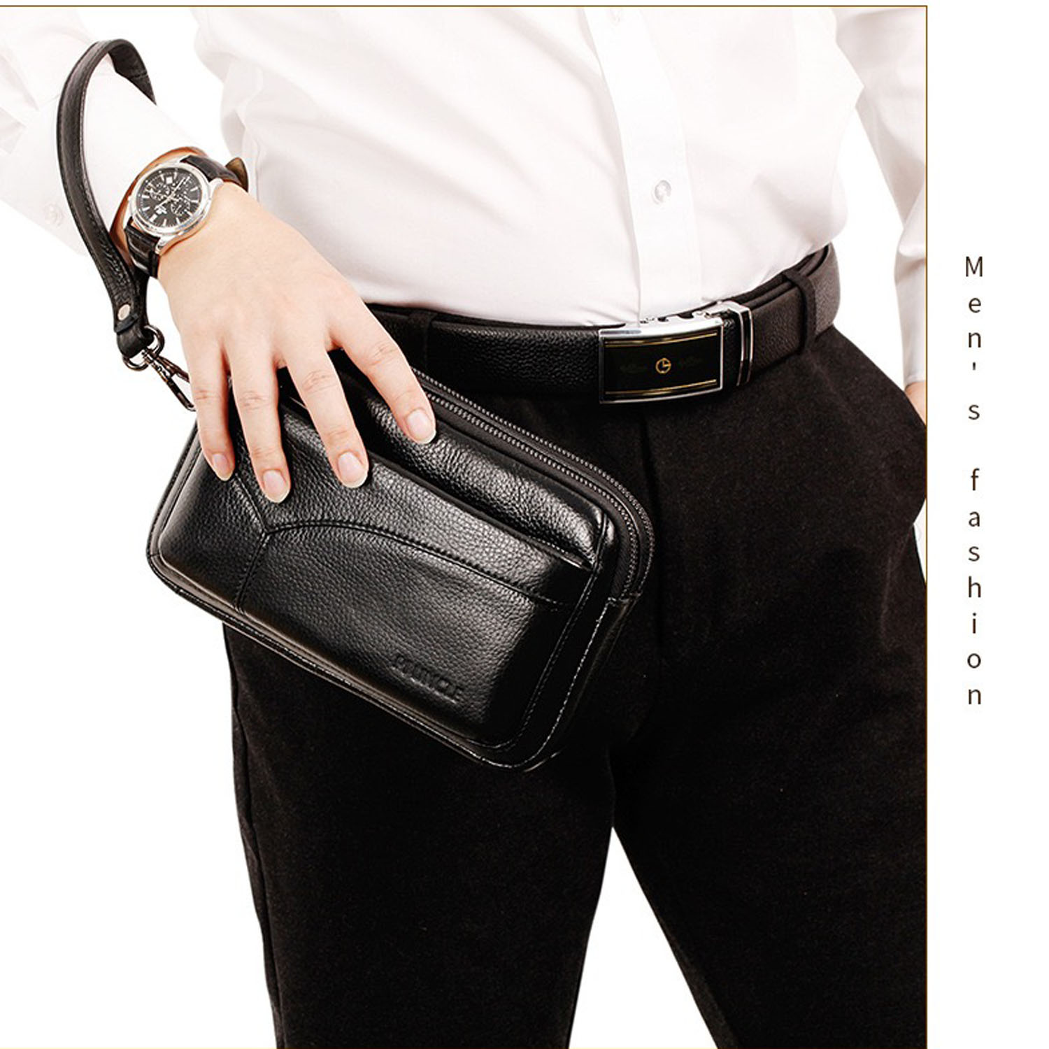 Herenmode-clutch van echt leer - Leather Wallet Men recensie en prijs
