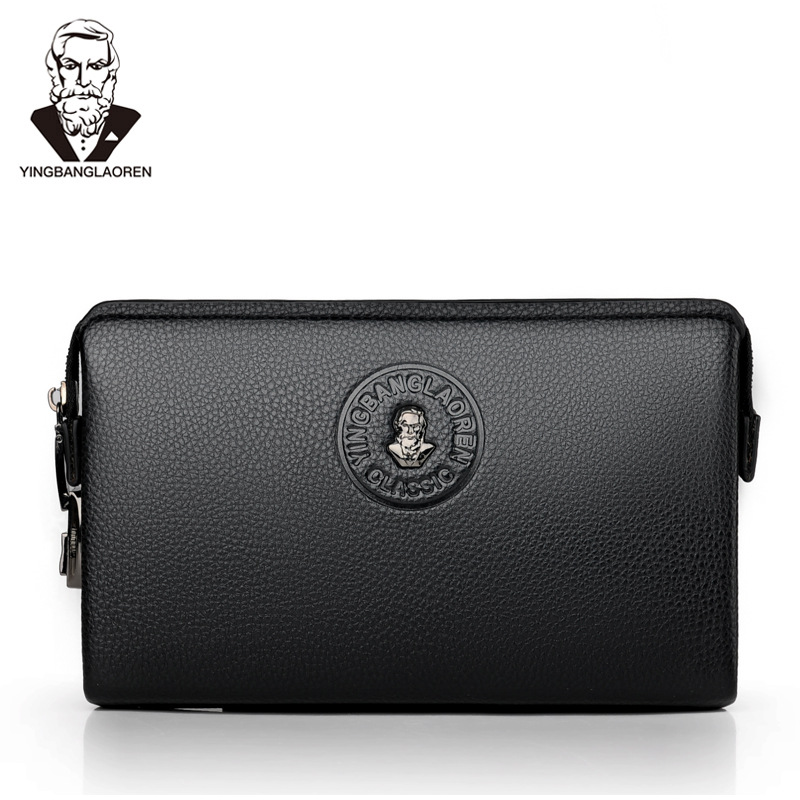 Mannelijke lange geldportefeui - Leather Wallet Men recensie en prijs