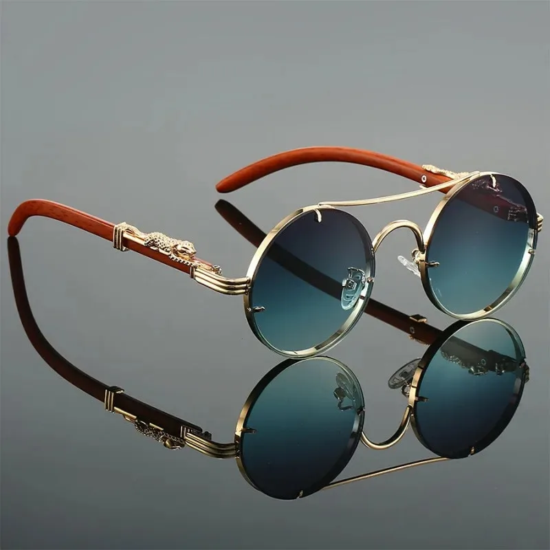 Vintage ronde zonnebril voor b - Designer Sunglasses recensie en prijs